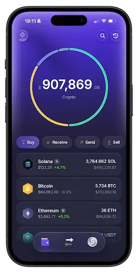 Exodus-style wallet skin
